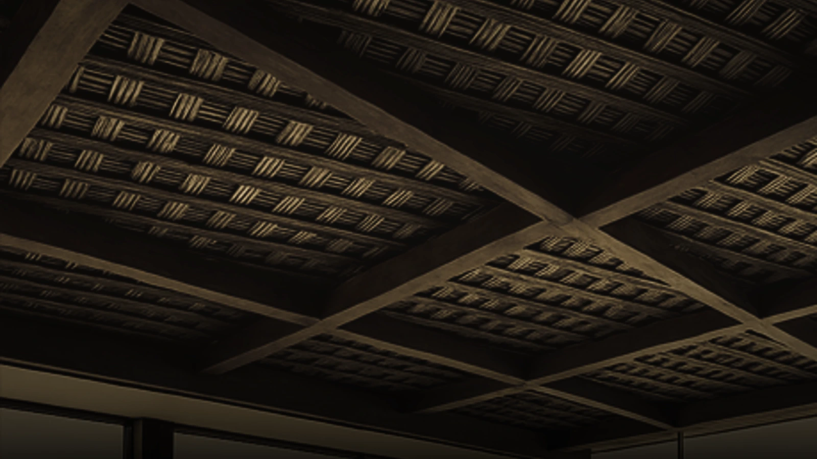 Mutakamel palm timber ceiling