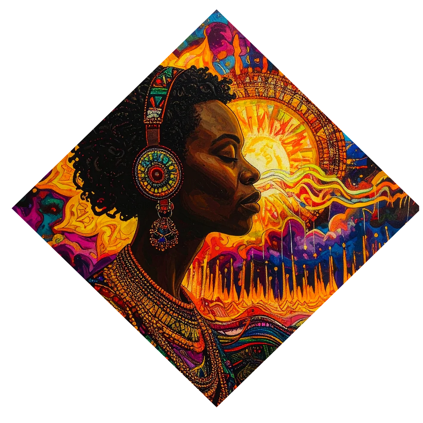 Sun graphic